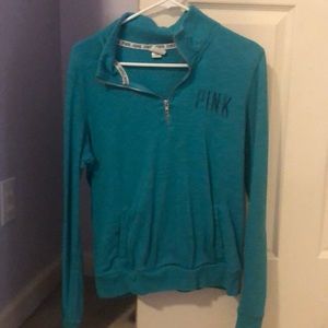 Teal PINK 3/4 zip